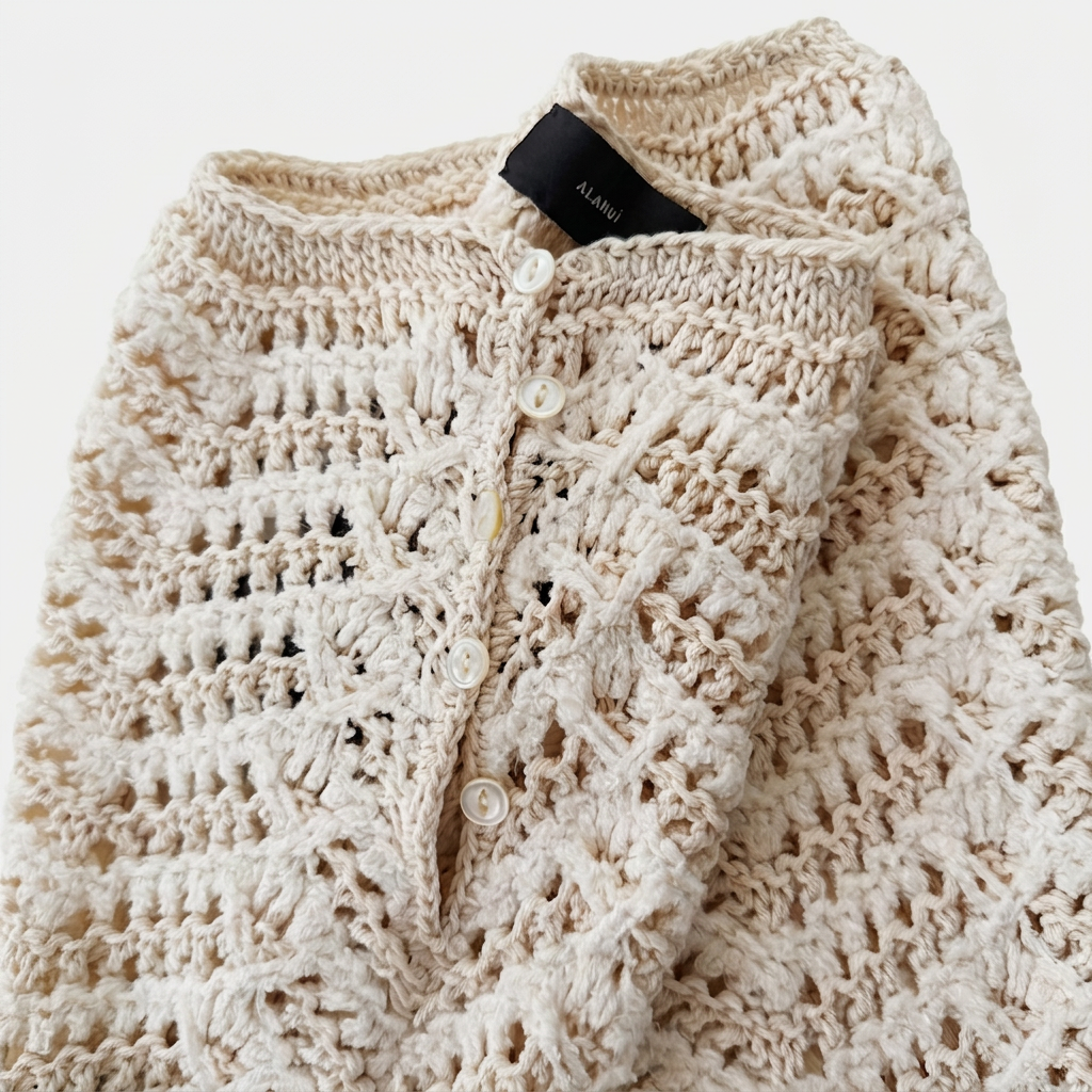 Super Flea Market+Alanui+Chalk crochet skirt with fringes+Brand Donation2